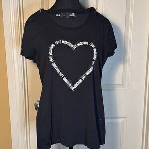 Love Moschino - Graphic "Love Moschino Heart"  - NWOT